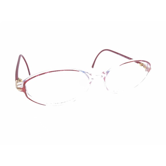 Silhouette SPX 1875 20 6104 Red Gold Clear Eyeglasses Frames 51-16 135 Austria